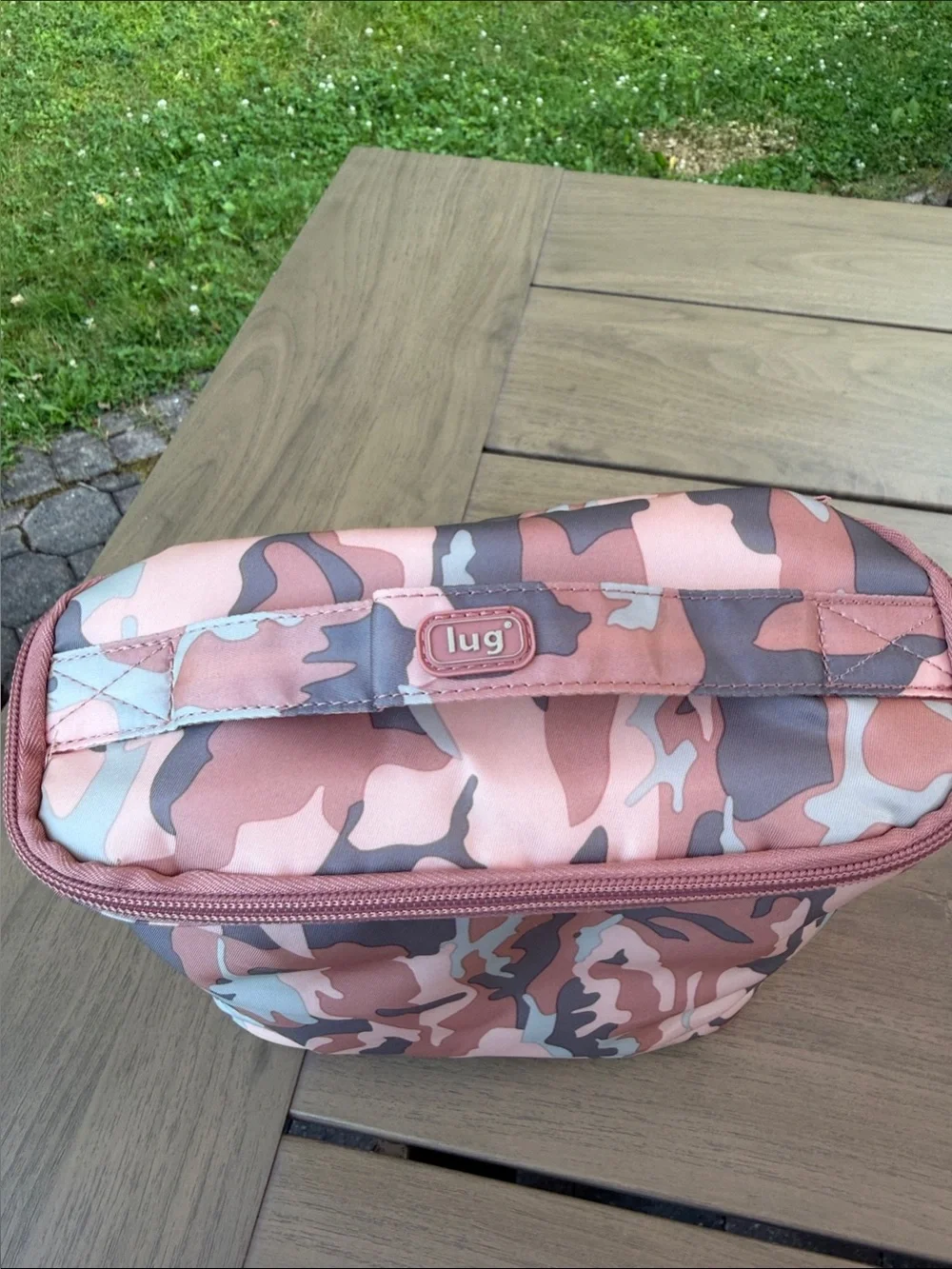 lug Pink Camo Cosmetic Bag